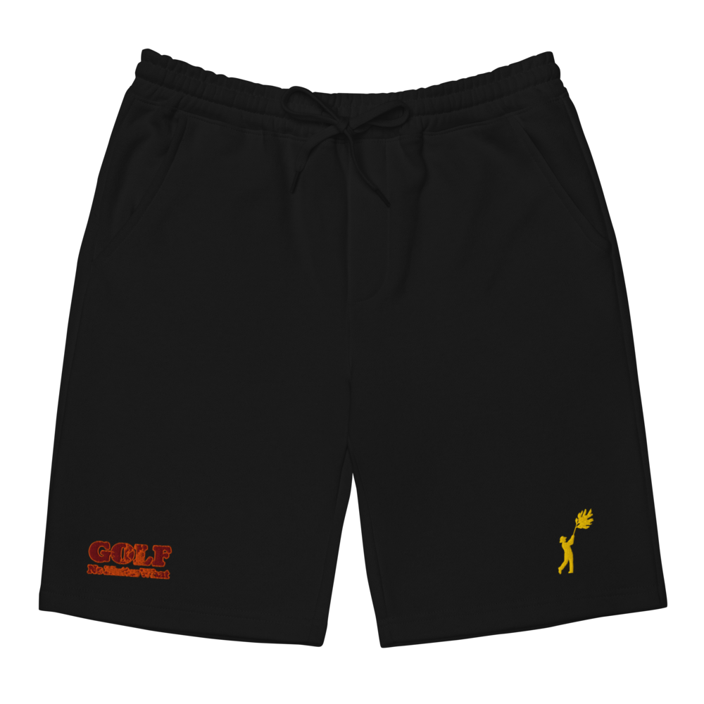 [fire shot] Men's fleece shorts