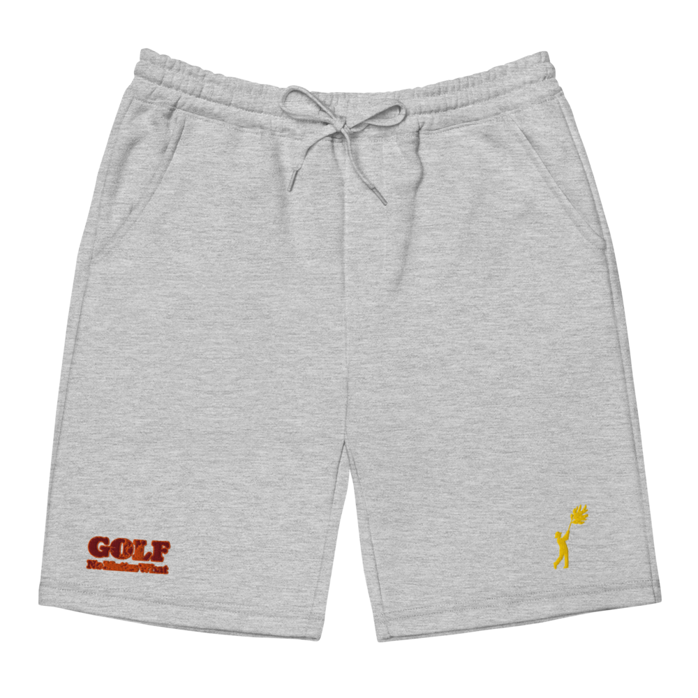 [fire shot] Men's fleece shorts